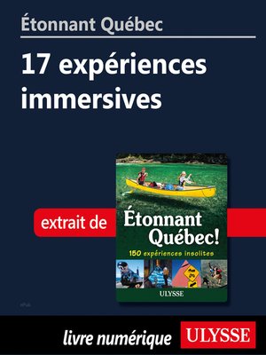 cover image of Étonnant Québec